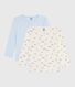 Lot de tee-shirts enfant en coton manches longues imprimé