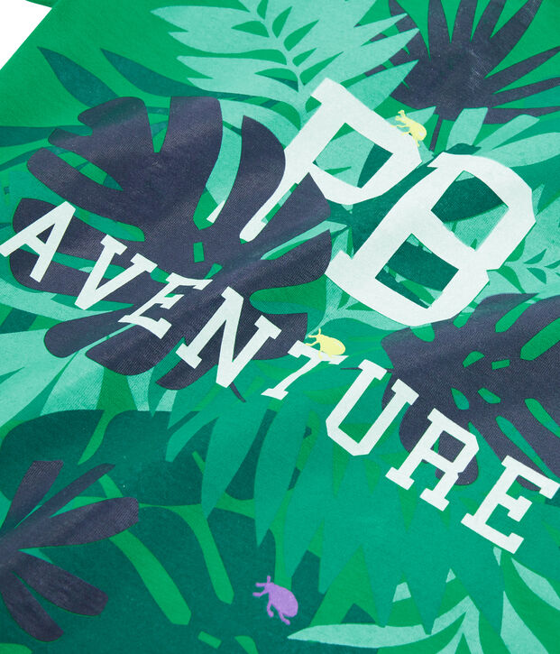 Tee-shirt enfant garcon vert