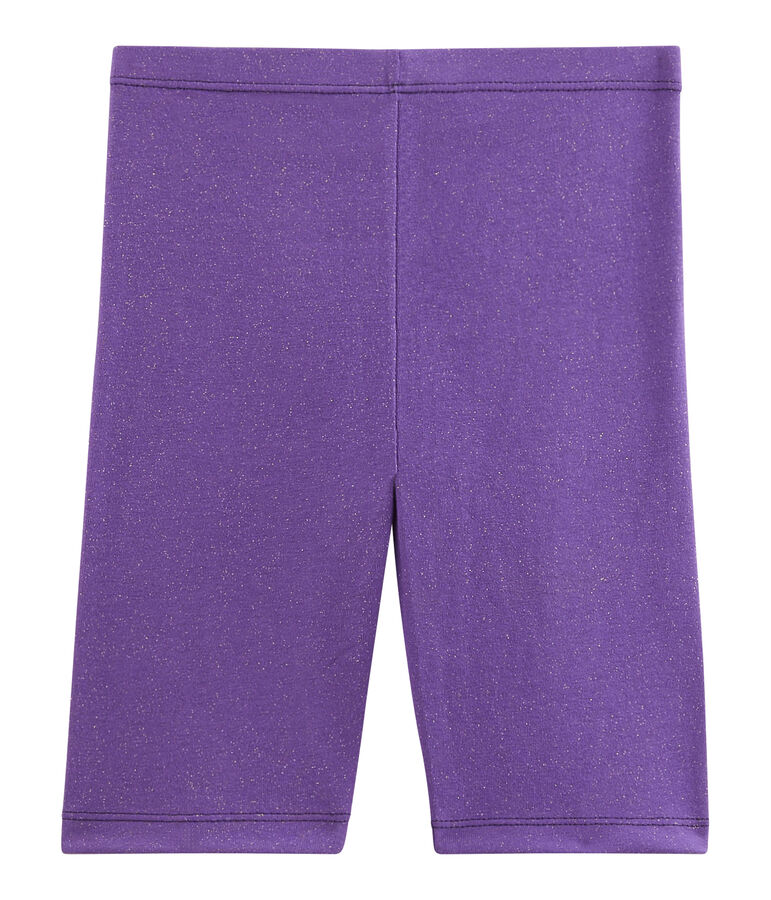Cycliste enfant fille violet REAL/jaune OR