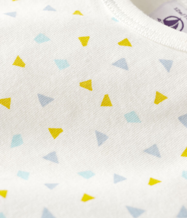 Dors-bien sans pression confettis b&eacute;b&eacute; en coton blanc MARSHMALLOW/blanc MULTICO