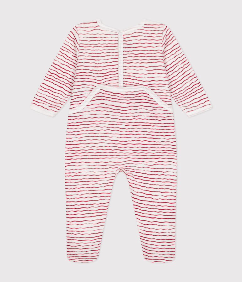 Dors bien en velours b&eacute;b&eacute; blanc ECUME/ CORRIDA