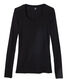 Tee-shirt manches longues femme en coton léger
