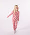 Pyjama en coton imprimé motif cœur enfant rose ROSEWOOD/ MARSHMALLOW