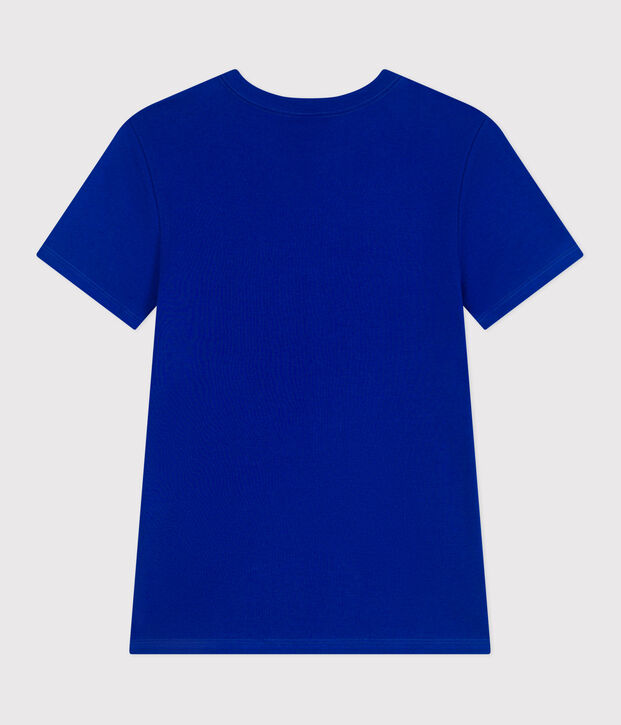 Tee-shirt Femme l'Iconique en coton uni bleu
