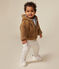 Veste à capuche en sherpa bébé marron BRINDILLE