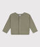 Cardigan bébé en coton vert MARECAGE