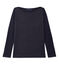 T-shirt femme manches longues en lin laqué bleu SMOKING/bleu BRILLANT