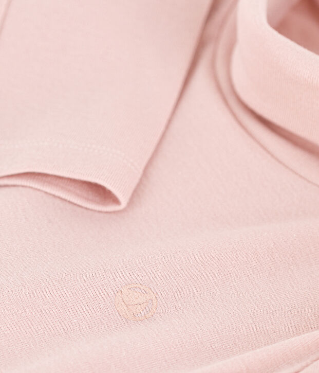 Sous-pull en coton enfant fille / gar&ccedil;on rose