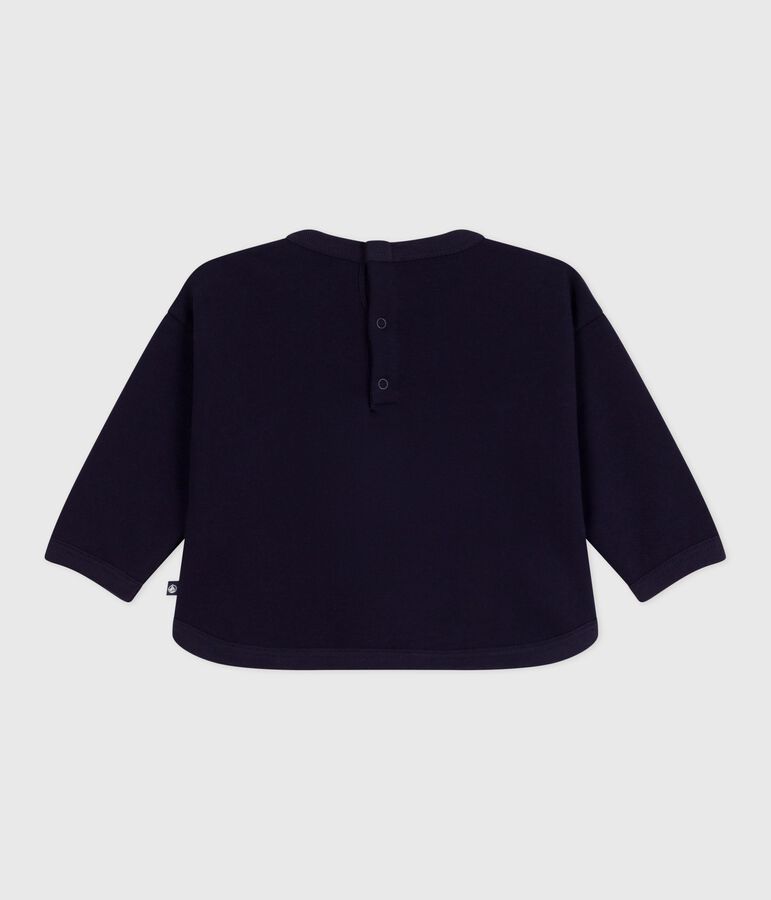 Sweatshirt b&eacute;b&eacute; en coton motif &eacute;l&eacute;phant bleu SOIR