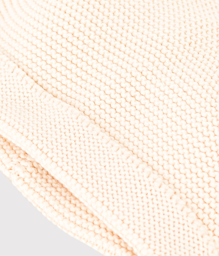 Bonnet en tricot &eacute;cru AVALANCHE