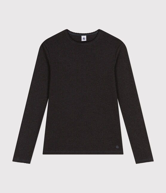 TEE-SHIRT L'ICONIQUE COCOTTE EN COTON FEMME gris CITY CHINE