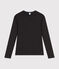 TEE-SHIRT L'ICONIQUE COCOTTE EN COTON FEMME gris CITY CHINE