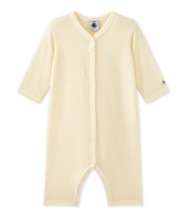 Dors bien sans pieds b&eacute;b&eacute; fille ray&eacute; milleraies gris/multicouleur