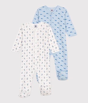 Lot de 2 pyjamas bébé en coton imprimé