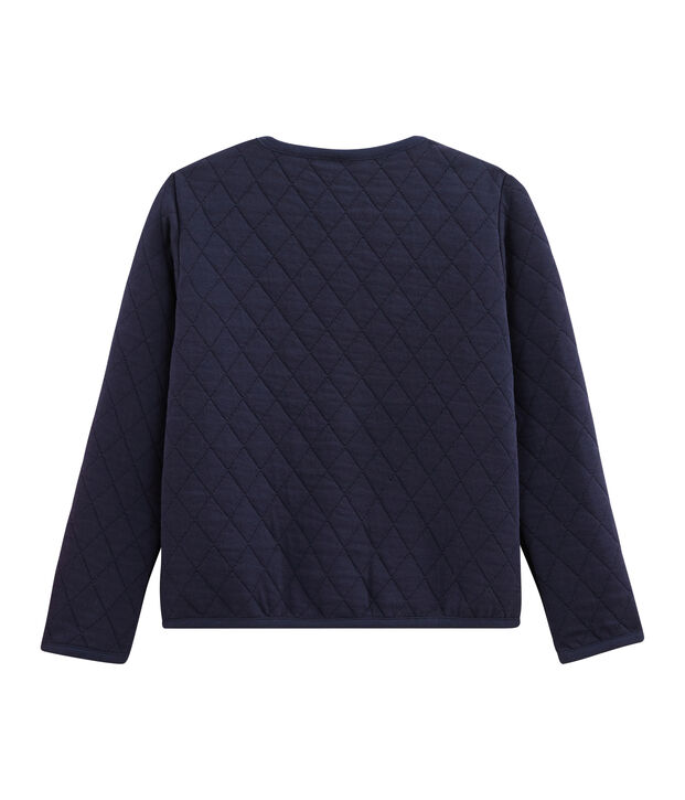 Cardigan enfant fille bleu marine
