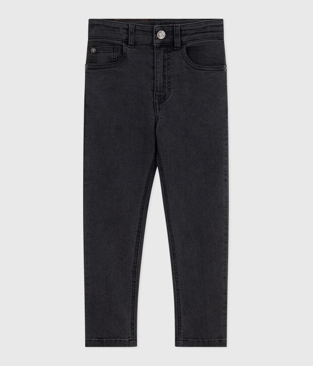 Pantalon enfant en denim noir
