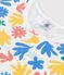 Chemise de nuit fruits petite fille en coton blanc MARSHMALLOW/blanc MULTICO