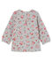 Blouse manches longues b&eacute;b&eacute; fille imprim&eacute;e gris/multicouleur
