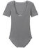 Body femme en coton seconde peau bleu SMOKING/blanc LAIT