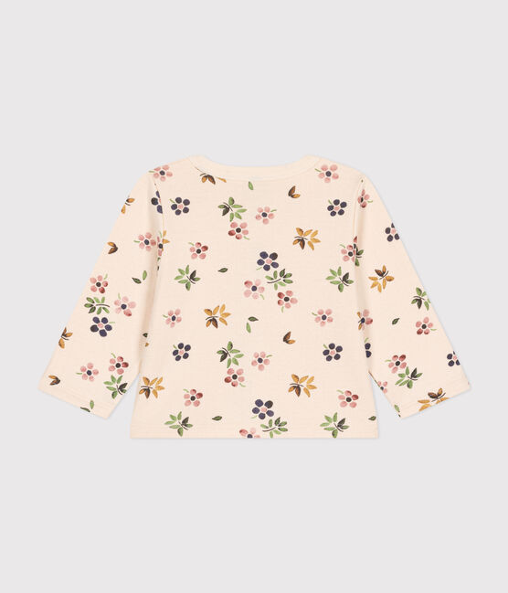 Cardigan en tubique bébé blanc AVALANCHE/ MULTICO