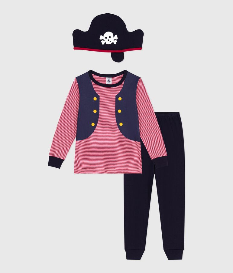 Pyjama d&eacute;guisement pirate enfant en coton bleu SOIR/ MULTICO