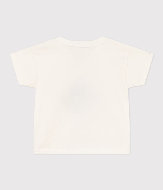 Tee-shirt Petit Bateau X Snoopy en jersey léger bébé blanc MARSHMALLOW