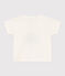 Tee-shirt Petit Bateau X Snoopy en jersey léger bébé blanc MARSHMALLOW
