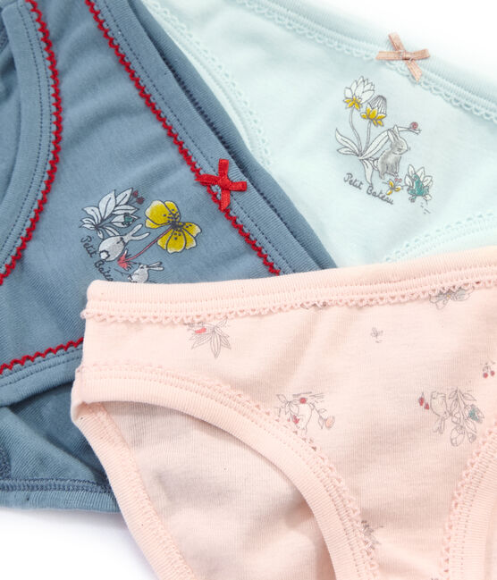 Trio de culottes petite fille variante 1