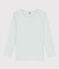 Tee Shirt manches longues en coton bleu AGLA