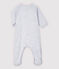 Dors-bien gris chiné bébé en coton biologique gris POUSSIERE CHINE