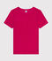 Tee-shirt en lin femme rose DELHI