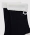 Chaussettes chaudes fille-garçon bleu SMOKING