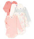 Lot de 5 bodies manches longues bébé fille