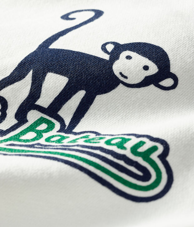 Cardigan b&eacute;b&eacute; gar&ccedil;on en molleton gris/multicouleur