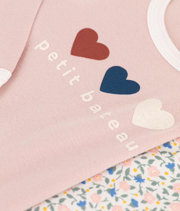 Lot de 2 pyjamas enfant en coton multicouleur