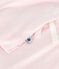 Pyjama short femme en coton manches courtes rose clair