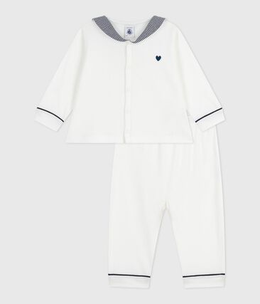 Pyjama 2 pièces bébé avec col marin
