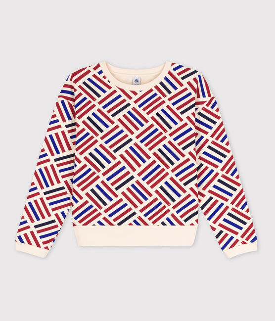 Sweatshirt en coton Femme blanc AVALANCHE+STOP/ MULTICO