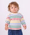 Marini&egrave;re b&eacute;b&eacute; en coton blanc/multicouleur