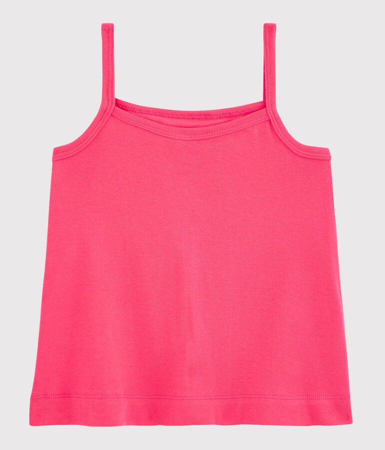 Debardeur enfant fille rose GEISHA