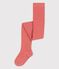 Collants en jersey enfant fille rose PAPAYE
