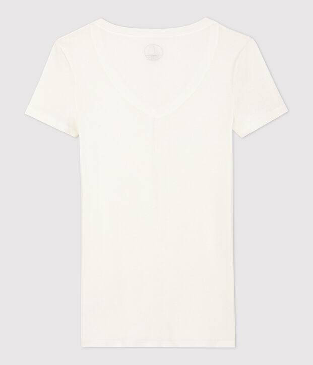 T-shirt c&ocirc;te l&eacute;g&egrave;re Femme blanc
