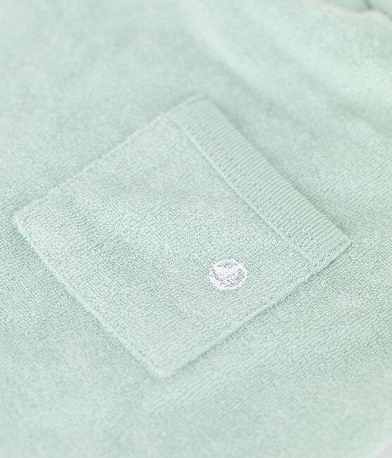Short en bouclette éponge bébé vert HERBIER