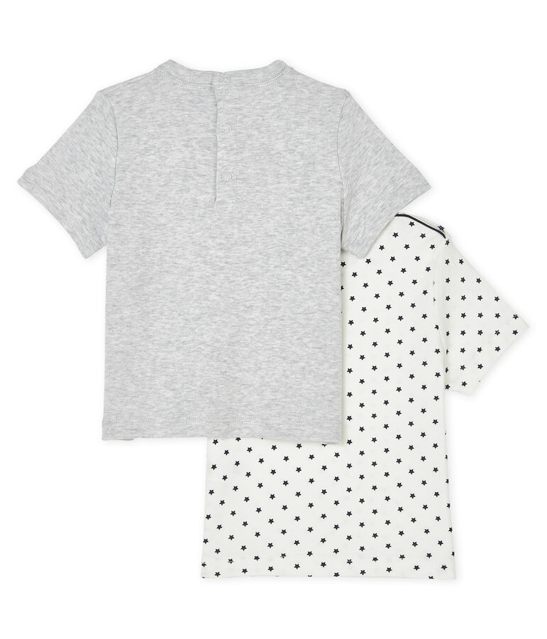 Lot de 2 tee-shirts b&eacute;b&eacute; gar&ccedil;on multicouleur