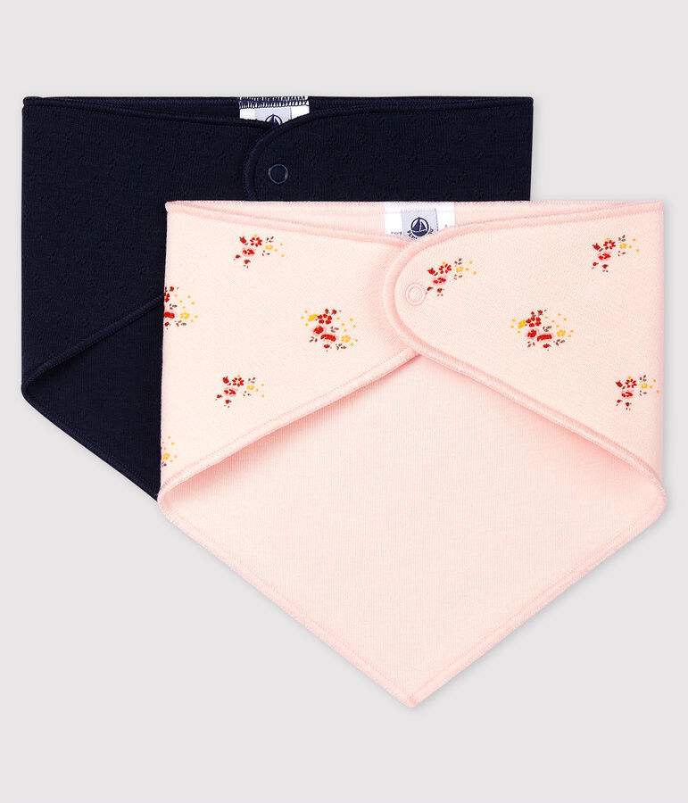 Lot de 2 bandanas b&eacute;b&eacute;. multicouleur
