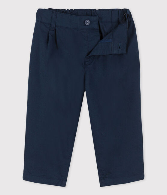 Pantalon en serge craquante bébé bleu SMOKING
