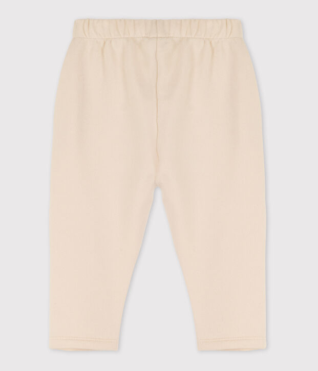 Pantalon en molleton b&eacute;b&eacute; &eacute;cru