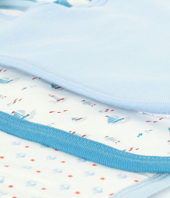 Pochon surprise de 3 bavoirs bébé garçon variante 1