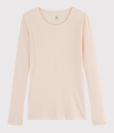 T-shirt laine et coton Femme