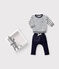 Coffret cadeau bébé tee-shirt et pantalon variante 1